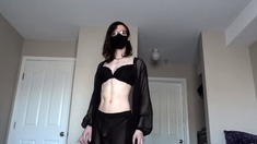 Solo webcam tranny masturbation