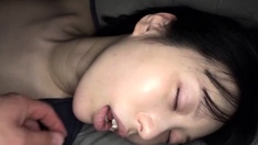 Great close up in japanese teen blowjob pov