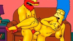 Marge Simpson real wife cheating