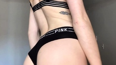 Beauty small tit amateur teen masturbating her shaved pussy