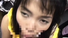 Horny asian teen blowjob and fucking