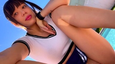Japanese Teen In Uniform Banged Sideways