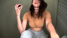 Exotic Brunette Hardcore Foot Fetish Fuck