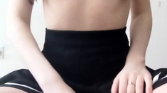 Hot amateur teen butt plug solo play