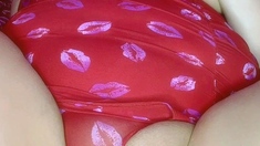 Amateur striptease and Solo masturbation