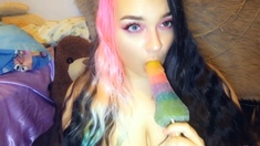 Amateur brunette ariana marie solo toying