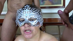 Amateur Blonde Blowjob handjob and cumshot