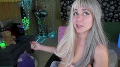 Hot Blonde Babe Solo Masturbation