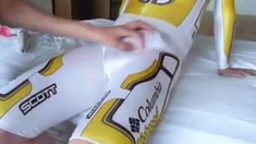 Cycle Suit Rub - Big Cock Handjob