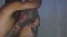 Huge-cocked bear daddy barebacks his boy