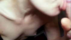 Redhead Teen Amateur Gives Sensual Blowjob