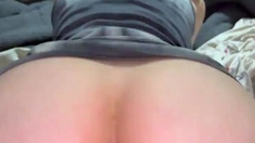 Tight ass brunette amateur Angel Hott