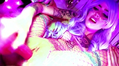 Stacked brunette goes solo toys and masturbation