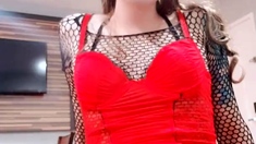 Solo webcam tranny masturbation