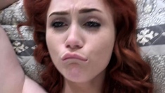 Close up pussy solo dildoing