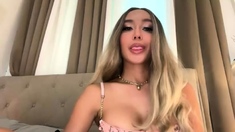 Big boobs russian milf toys her ass on webcam