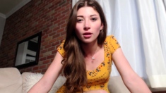Curly Blonde Teen Records Solo Dildo Masturbation More at
