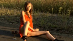 Stunning teen gloria solo masturbation