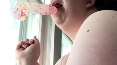 Helping a new friend get off via video chat. Want to give