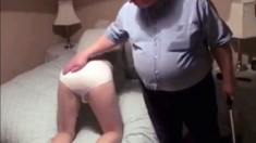 Daddy Spanks Naughty Twink Over Christmas