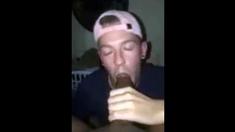 Straight Neighbor's Big Cock Blowjob