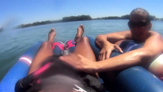 Inner Tube Bj On The Lake