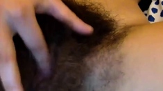 Beautiful Hairy Young Pussy