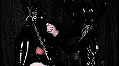 Mistress Punishes Her Gimp In A Dark Dungeon Full Of Kinky Latex