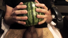 Fucking a Watermelon